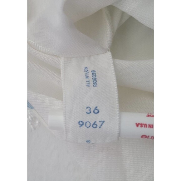 Vtg Warner's Nylon Large Floral Peignoir Set SEMI SHEER SZ 36 - Picture 11 of 11